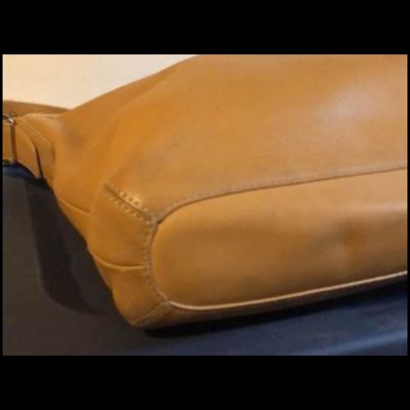 Vintage Coach 9188 Chestnut Leather Legacy Slim  Duffle Shoulder Bag - Picture 6 of 8